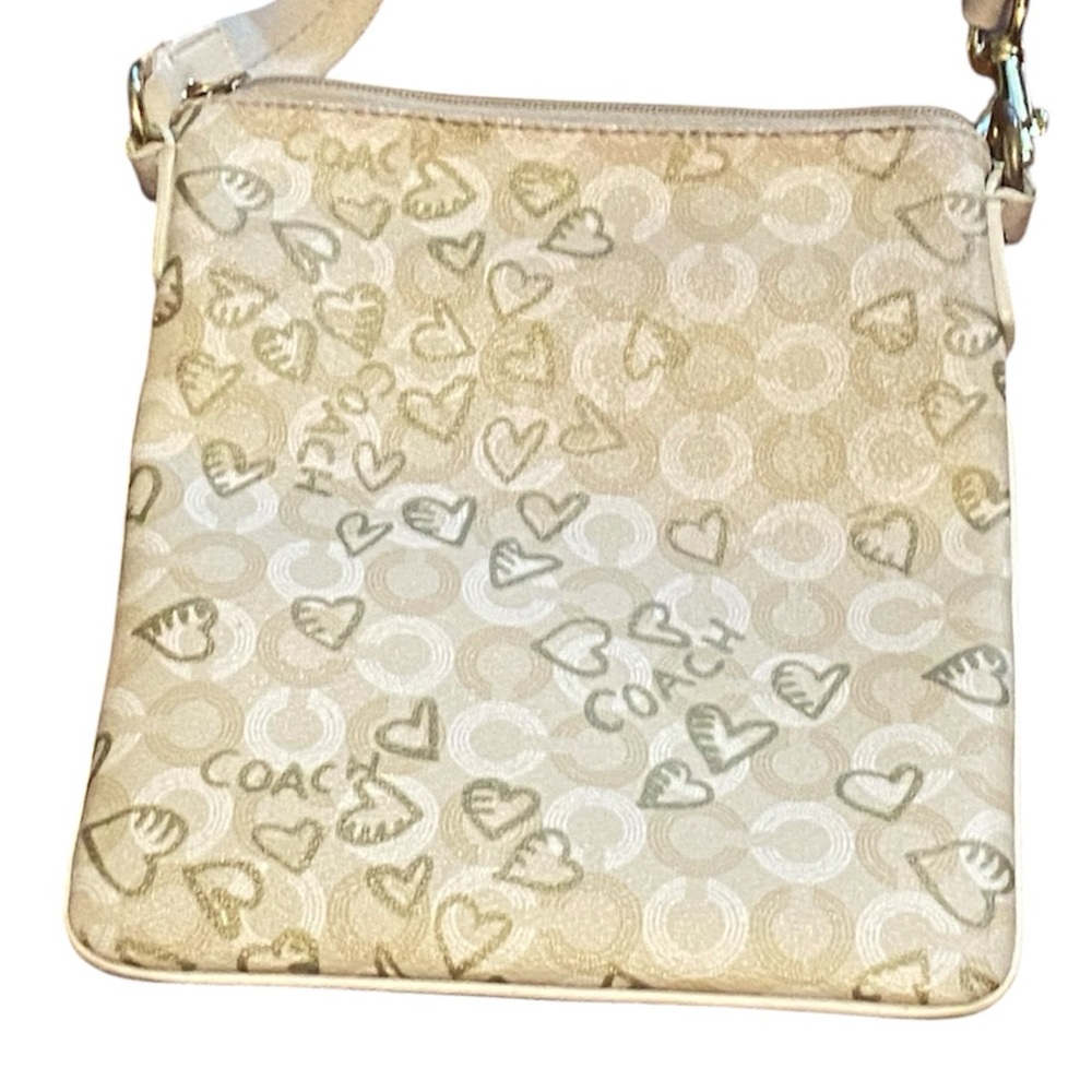 Coach Heart Print Crossbody Bag - Picture 7 of 7